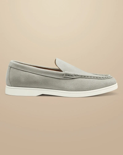 Charles Tyrwhitt Men's  Slip On Loafers In Grey