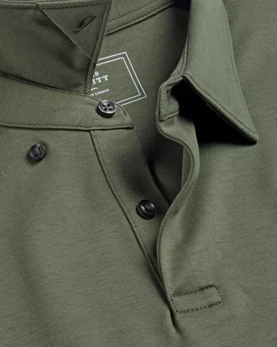 Charles Tyrwhitt Smart Jersey Cotton Polo Shirt In Green