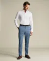 Charles Tyrwhitt Men's  Smart Stretch Texture Trousers In Blue