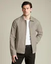 Charles Tyrwhitt Men's  Stretch Harrington Na Jacket In Neutral