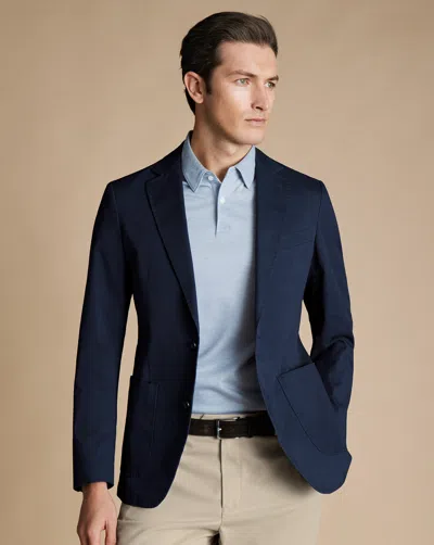 Charles Tyrwhitt Men's  Stretch Na Jacket In Blue