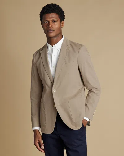 Charles Tyrwhitt Men's  Stretch Na Jacket In Neutral