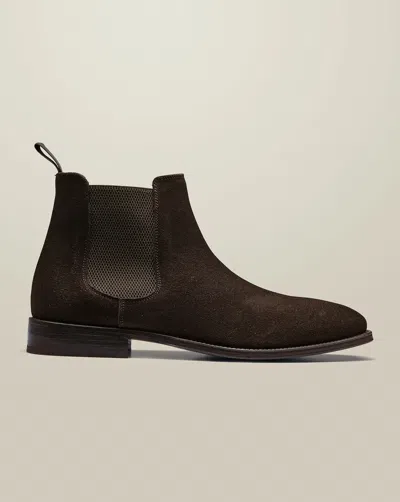 Charles Tyrwhitt Men's  Suede Chelsea Boots In Brown