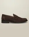 Charles Tyrwhitt Men's  Suede Penny Loafers In Brown