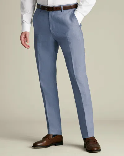 Charles Tyrwhitt Men's  Trousers In Blue