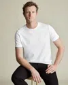 Charles Tyrwhitt Men's  Pure T-shirt In White
