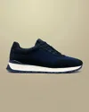 Charles Tyrwhitt Men's  Textile Trainers In Blue