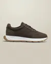 Charles Tyrwhitt Men's  Textile Trainers In Brown
