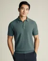 Charles Tyrwhitt Men's  Textured Knitted Polo Shirt