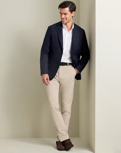 Charles Tyrwhitt Men's  Textured Na Jacket In Blue