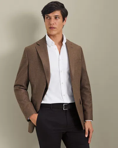 Charles Tyrwhitt Men's  Textured Na Jacket In Yellow
