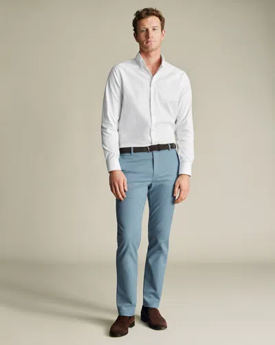 Charles Tyrwhitt Men's  Ultimate Non-iron Chino Pants In Blue