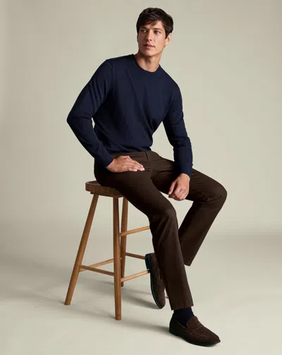 Charles Tyrwhitt Men's  Ultimate Non-iron Chino Pants In Brown