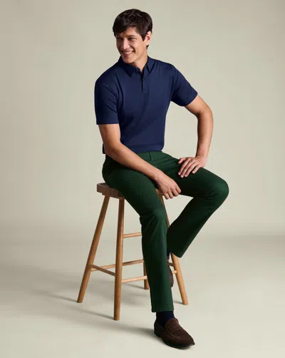Charles Tyrwhitt Men's  Ultimate Non-iron Chino Pants In Green