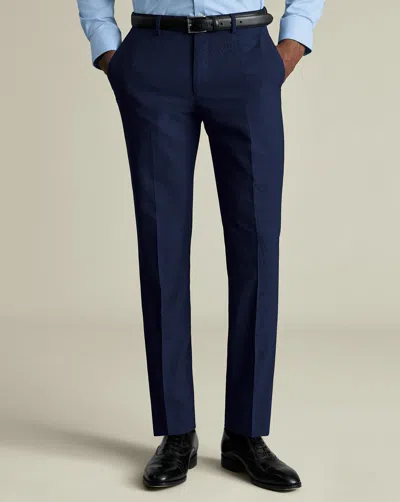 Charles Tyrwhitt Men's  Ultimate Performance Suit Trousers In Blue