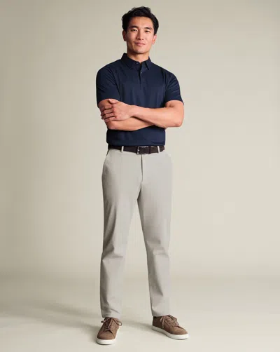 Charles Tyrwhitt Men's  Washed Chino Pants In Gray