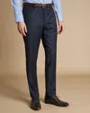 CHARLES TYRWHITT MEN'S CHARLES TYRWHITT WINDOWPANE CHECK SUIT TROUSERS