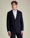 Charles Tyrwhitt Men's  Windowpane Checkered Suit Na Jacket In Blue