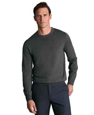 Charles Tyrwhitt Men's Crewneck Sweater In Gray