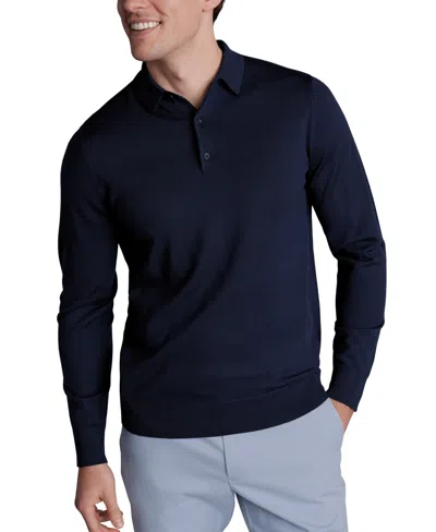 Charles Tyrwhitt Men's Merino Wool Polo Sweater