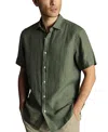 Charles Tyrwhitt Men's  Pure Short Sleeve Shirt In Green