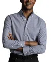 Charles Tyrwhitt Men's Slim Fit Long Sleeve Wrinkle-resistant Button-down Shirt In Blue