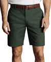 Charles Tyrwhitt Men's Slim-fit Stretch 9" Shorts In Green