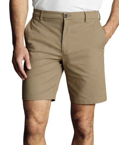 Charles Tyrwhitt Men's Slim-fit Stretch 9" Shorts In Green