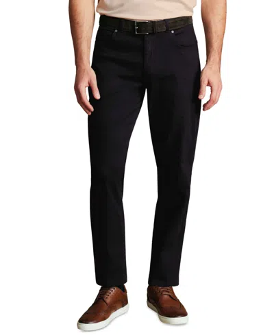 Charles Tyrwhitt Men's Slim-fit Garment-dyed Twill Jeans In Blue