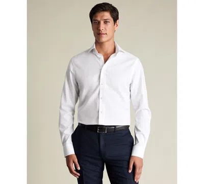 Charles Tyrwhitt Men's Slim-fit Spread Collar Dress Shirt In White