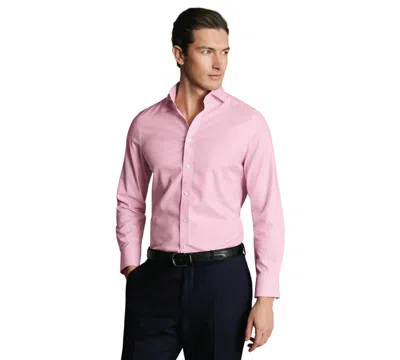 Charles Tyrwhitt Men's Spread Collar Dress Shirt In Pink