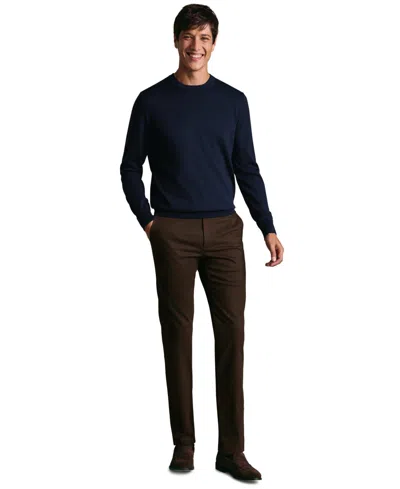 Charles Tyrwhitt Men's Toffee Slim-fit Ultimate Chinos Pants In Brown