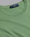 Charles Tyrwhitt Merino Crew Neck Sweater In Green