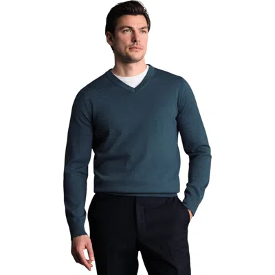 CHARLES TYRWHITT CHARLES TYRWHITT MERINO V-NECK SWEATER