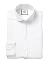 Charles Tyrwhitt Egyptian Lattice Extra Slim Fit Shirt In White