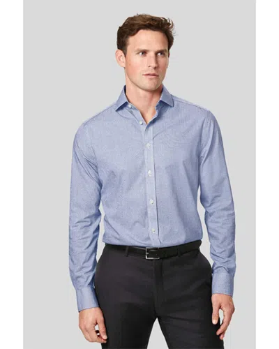 Charles Tyrwhitt Non-iron 4 Way Stretch Slim Fit Shirt In Blue