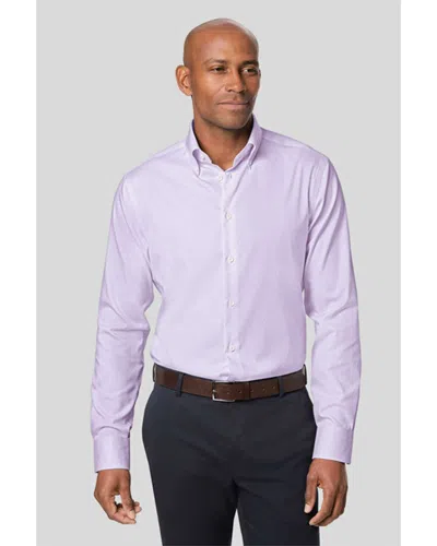 Charles Tyrwhitt Non-iron Button Down Check Slim Fit Shirt In Pink