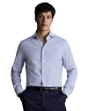 Charles Tyrwhitt Non-iron Performance Check Slim Fit Shirt In Animal Print