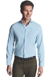 Charles Tyrwhitt Non-iron Performance Twill Shirt In Sky Blue