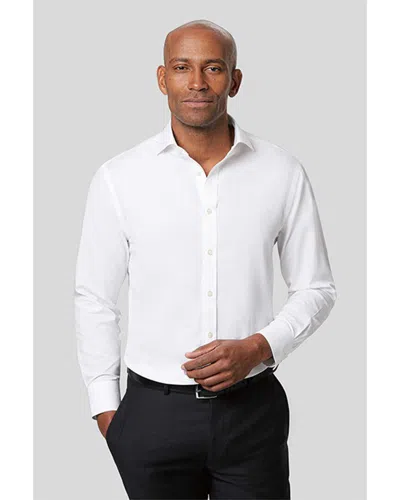 Charles Tyrwhitt Non-iron Poplin Cutaway Slim Fit Shirt In White