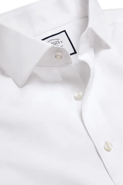 Charles Tyrwhitt Non-iron Poplin Cutaway Slim Fit Shirt Single Cuff
