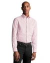 Charles Tyrwhitt Non-iron Stretch Oxford Check Shirt In Pink