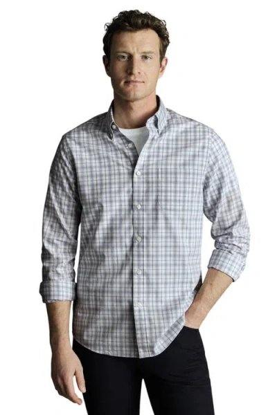 Charles Tyrwhitt Non-iron Stretch Poplin Check Shirt