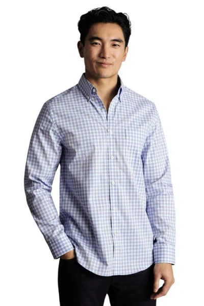 Charles Tyrwhitt Non-iron Stretch Poplin Check Shirt