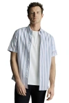 Charles Tyrwhitt Non-iron Stretch Poplin Slub Short Sleeve Shirt
