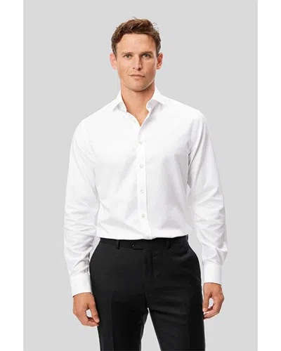Charles Tyrwhitt Extreme Cutaway Collar Non-iron Twill Cotton Dress Shirt In White