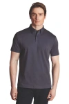 Charles Tyrwhitt Plain Short Sleeve Jersey Polo In Purple