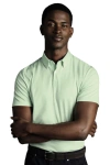 CHARLES TYRWHITT CHARLES TYRWHITT PLAIN SHORT SLEEVE JERSEY POLO