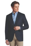 Charles Tyrwhitt Proper Blazer Slim Fit Jacket In Steel Blue