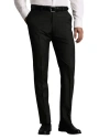 Charles Tyrwhitt Puppytooth Slim Fit Italian Suit Trouser In Black